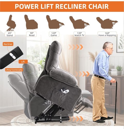 Power lift recliner - lift, for